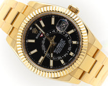 Load image into Gallery viewer, Rolex Sky-Dweller Black Dial 18ct Yellow Gold