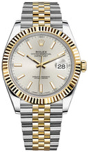 Load image into Gallery viewer, 2021 Rolex Datejust 41mm Silver Dial Two Tone Jubilee Bracelet
