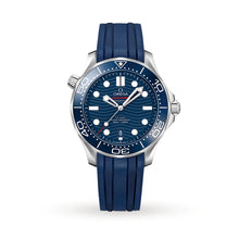 Load image into Gallery viewer, 2022 Omega Seamaster Diver 300 M Blue Dial