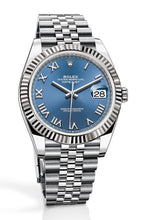 Load image into Gallery viewer, 2021 Datejust 41mm Roman Numerals Blue Dial