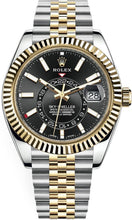 Load image into Gallery viewer, 2021 Rolex Sky-Dweller Black Dial Jubilee Bracelet
