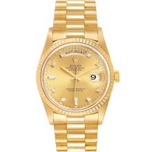 Load image into Gallery viewer, 1996 Rolex Day Date 36mm Champagne Dial Presidential Bracelet