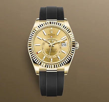 Load image into Gallery viewer, Rolex 2021 Sky-Dweller Champagne Dial Oysterflex Bracelet