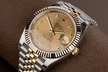 Load image into Gallery viewer, Pre Owned Rolex Datejust 36mm Champagne Diamond Dial