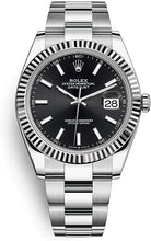 Load image into Gallery viewer, 2021 Rolex Datejust 41mm Black Dial