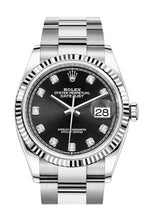 Load image into Gallery viewer, 2021 Datejust 41mm Black Diamond Dial Oyster Bracelet