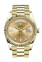 Load image into Gallery viewer, 2021 Rolex Day Date 40mm Champagne Diamond Dial Presidential Bracelet