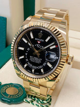 Load image into Gallery viewer, Rolex Sky-Dweller Black Dial 18ct Yellow Gold