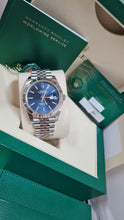 Load image into Gallery viewer, 2021 Rolex Datejust 41mm Blue Dial