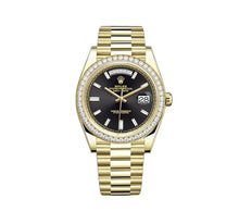 Load image into Gallery viewer, 2021 Rolex Day Date 40mm Black Dial Presidential Bracelet