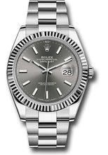 Load image into Gallery viewer, 2021 Rolex Datejust 41mm Steel Fluted Bezel