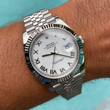 Load image into Gallery viewer, 2020 Datejust White Roman Dial Fluted Bezel