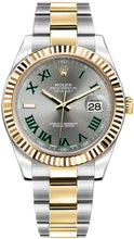 Load image into Gallery viewer, 2021 Rolex Datejust 41mm Wimbledon Oyster Bracelet