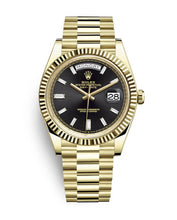 Load image into Gallery viewer, 2021 Rolex Day Date 40mm Black Dial Presidential Bracelet