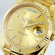 Load image into Gallery viewer, 2021 Rolex Day Date 40mm Champagne Dial Presidential Bracelet