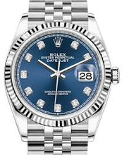 Load image into Gallery viewer, 2021 Rolex Datejust 41mm Steel Blue Dial