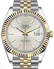 Load image into Gallery viewer, 2021 Rolex Datejust 41mm Silver Dial Two Tone Jubilee Bracelet