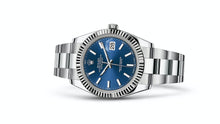 Load image into Gallery viewer, 2020 Rolex Datejust 41mm Steel Fluted Bezel Blue Stick Dial