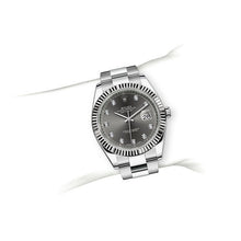 Load image into Gallery viewer, 2022 Datejust Slate Diamond Dial Oyster Bracelet