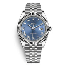 Load image into Gallery viewer, 2021 Datejust 41mm Roman Numerals Blue Dial