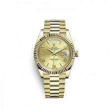 Load image into Gallery viewer, 2021 Rolex Day Date 40mm Champagne Dial Roman Numerals Presidential Bracelet