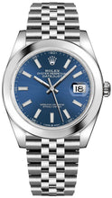 Load image into Gallery viewer, 2021 Rolex Oyster Perpetual 41mm Bright Blue Dial Jubilee Bracelet