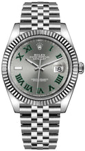 Load image into Gallery viewer, 2021 Rolex Datejust 41mm Wimbledon Slate Dial