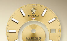 Load image into Gallery viewer, 2021 Rolex Sky-Dweller 18ct Yellow Gold Champagne dial