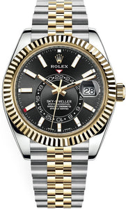 2021 Rolex Sky-Dweller Black Dial Jubilee Bracelet