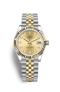Pre Owned Rolex Datejust 36mm Champagne Diamond Dial