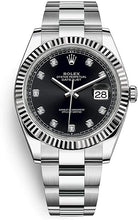 Load image into Gallery viewer, 2021 Rolex Datejust 41mm Black Diamond Dial
