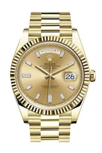 Load image into Gallery viewer, 2021 Rolex Day Date 40mm Champagne Diamond Dial Presidential Bracelet
