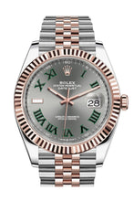 Load image into Gallery viewer, 2020 Rolex Datejust 41mm Rose Gold Wimbledon Jubilee Bracelet
