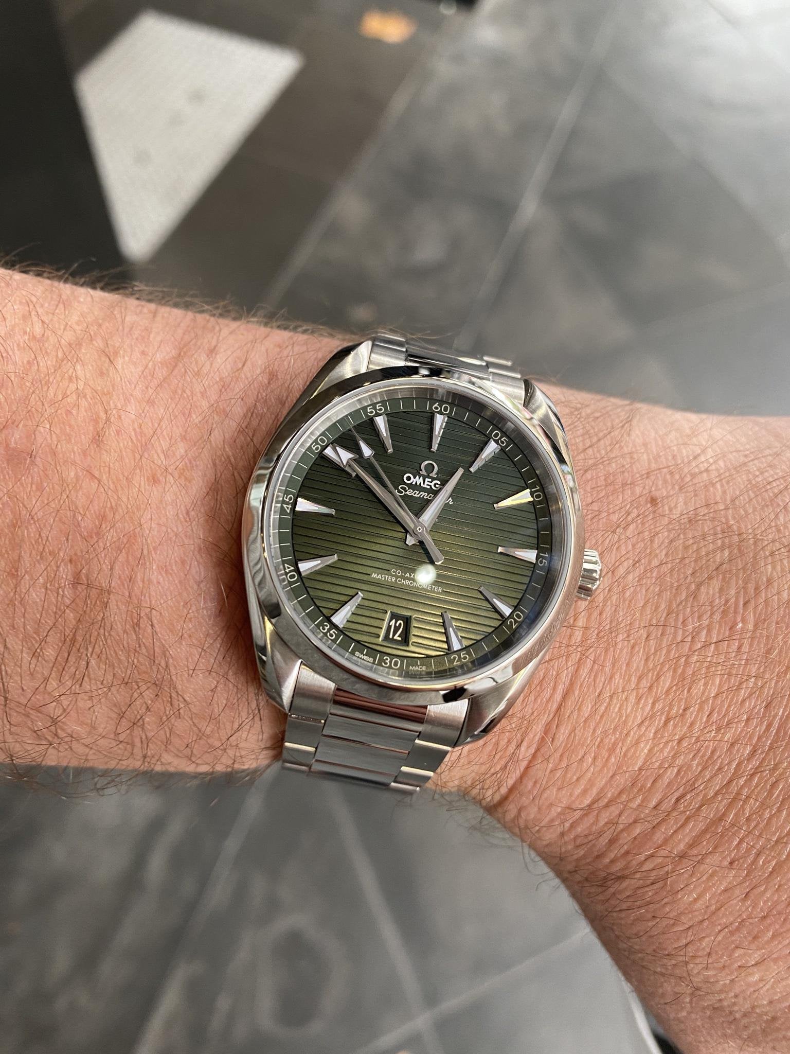 SEAMASTER AQUA TERRA GREEN DIAL 150M CO‑AXIAL MASTER CHRONOMETER 41 MM