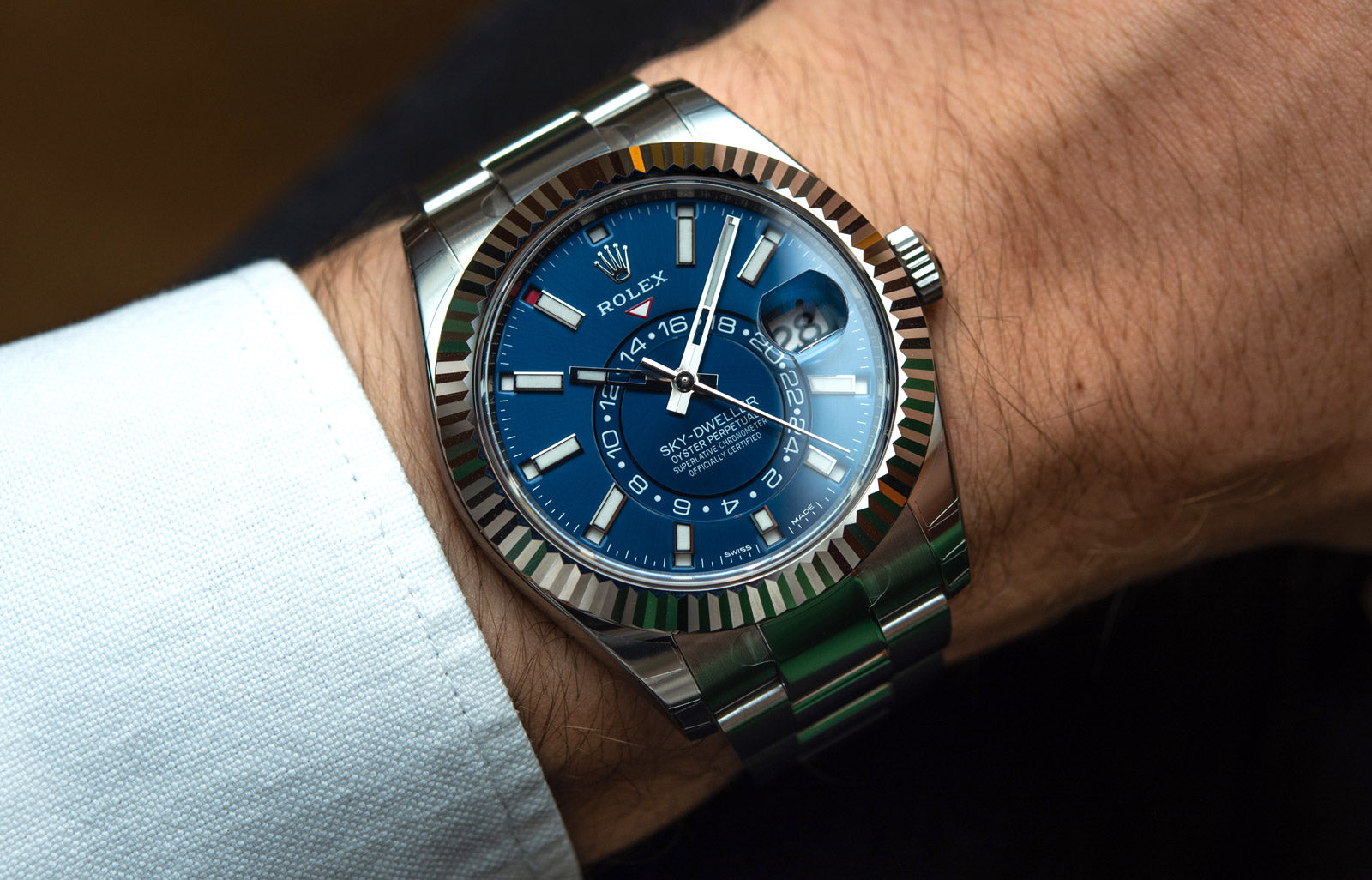 Sky dweller blue 2021 Clearance