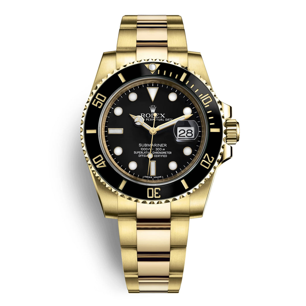 2021 Submariner Date 41mm Yellow Gold Black Dial