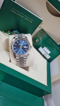 Load image into Gallery viewer, 2021 Rolex Datejust 41mm Blue Dial
