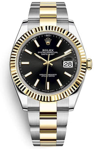 2021 Rolex Datejust 41mm Black  Dial Oyster Bracelet