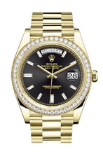 Load image into Gallery viewer, 2021 Rolex Day Date 40mm Black Dial Presidential Bracelet
