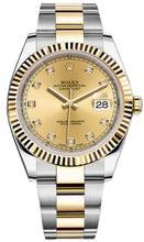 Load image into Gallery viewer, 2021 Rolex Datejust 41mm Champagne Dial Two Tone Oyster Bracelet
