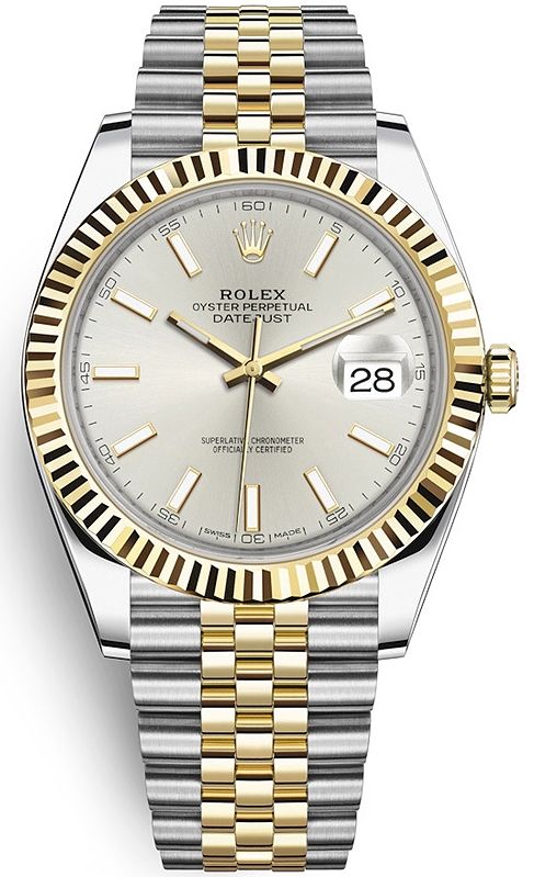 2021 Rolex Datejust 41mm Silver Dial Jubilee Bracelet