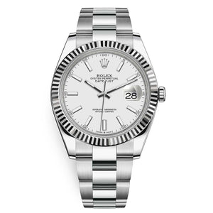 2021 Rolex Datejust 41mm White Dial