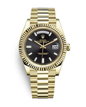 Load image into Gallery viewer, 2021 Rolex Day Date 40mm Black Dial Presidential Bracelet
