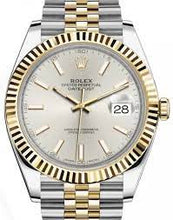 Load image into Gallery viewer, 2021 Rolex Datejust 41mm Silver Dial Two Tone Jubilee Bracelet
