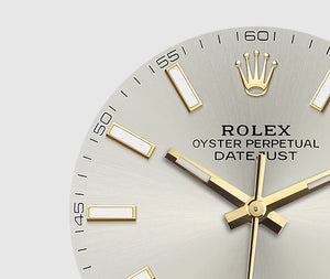 2021 Rolex Datejust 41mm Silver Dial Two Tone Jubilee Bracelet