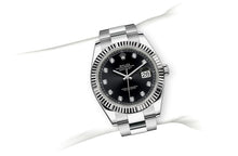 Load image into Gallery viewer, 2021 Datejust 41mm Black Diamond Dial Oyster Bracelet
