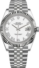 Load image into Gallery viewer, 2022 Datejust 41 White Roman Dial Jubilee Bracelet
