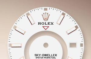 Rolex 2021 Sky-Dweller Everose Gold White Dial
